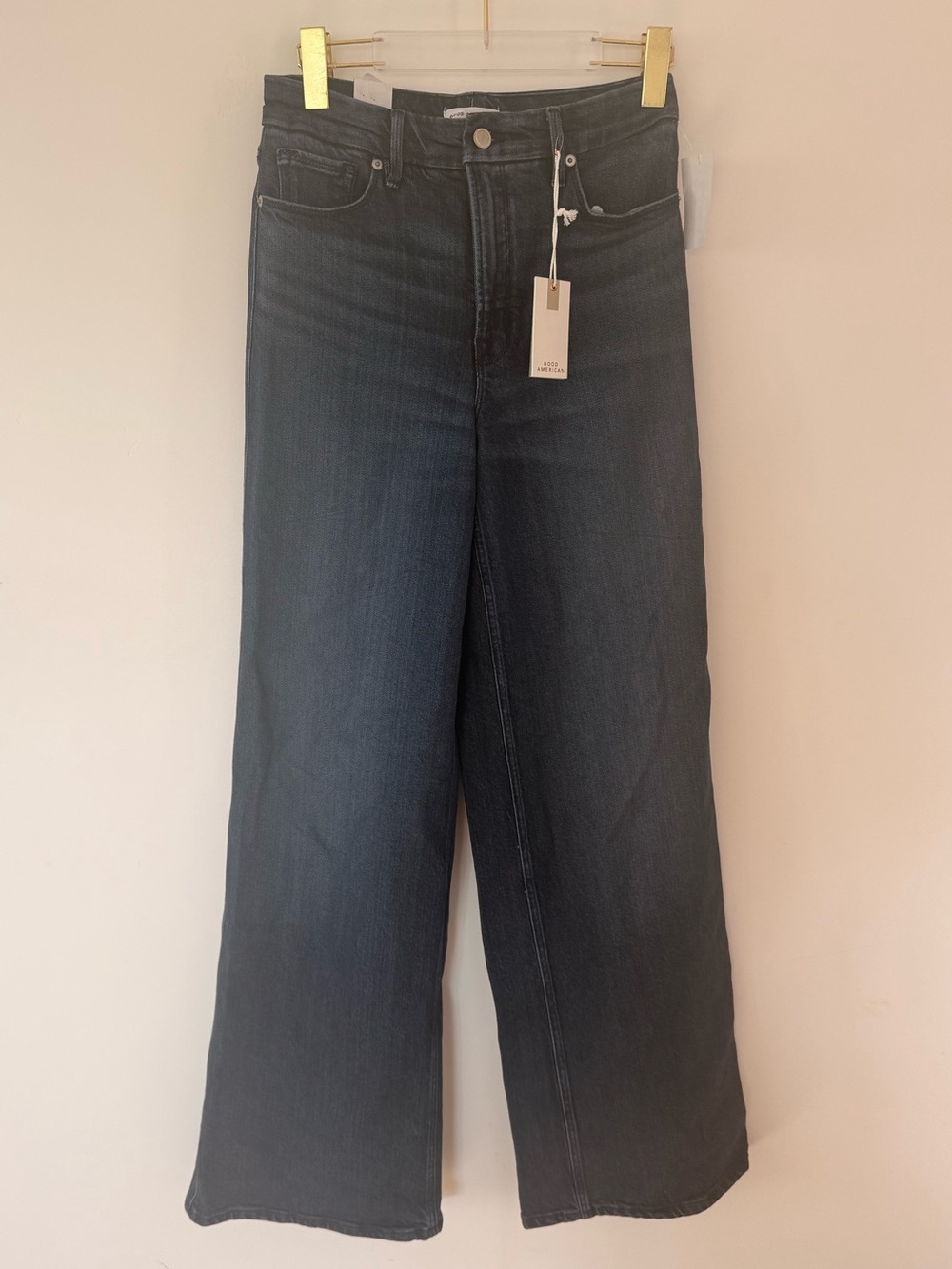 Good American “Good Skate” high-rise, wide leg jean. NWT. Size 4 - Picture 6 of 11